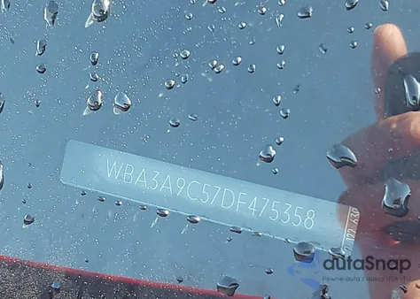 2013 BMW 335I из США, поврежденный, VIN WBA3A9C57DF475358